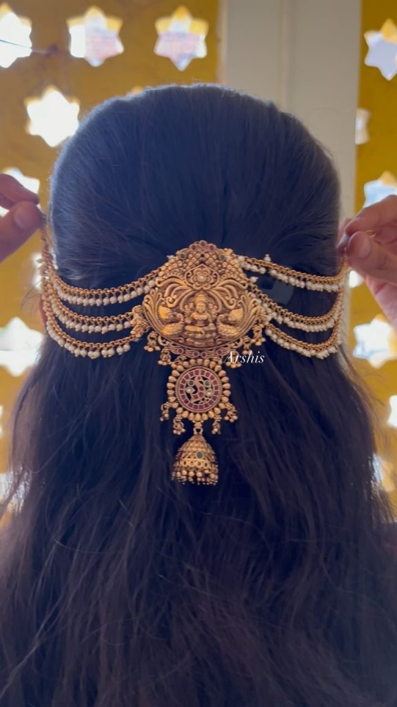 Traditional Lakshmi Design Hair Accessories From 'Arshi'