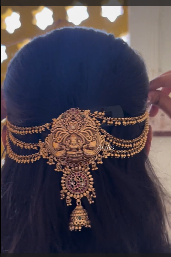 Traditional Lakshmi Design Hair Accessories From 'Arshi' 