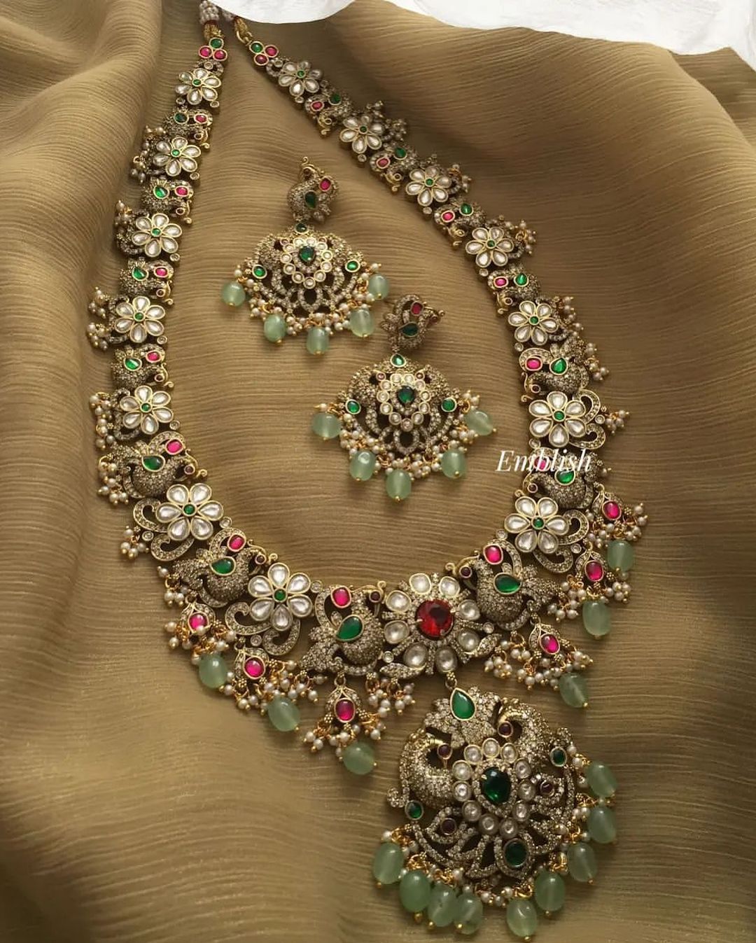 Victorian Kundan Jadau Long Necksets From 'Emblish Coimbatore'