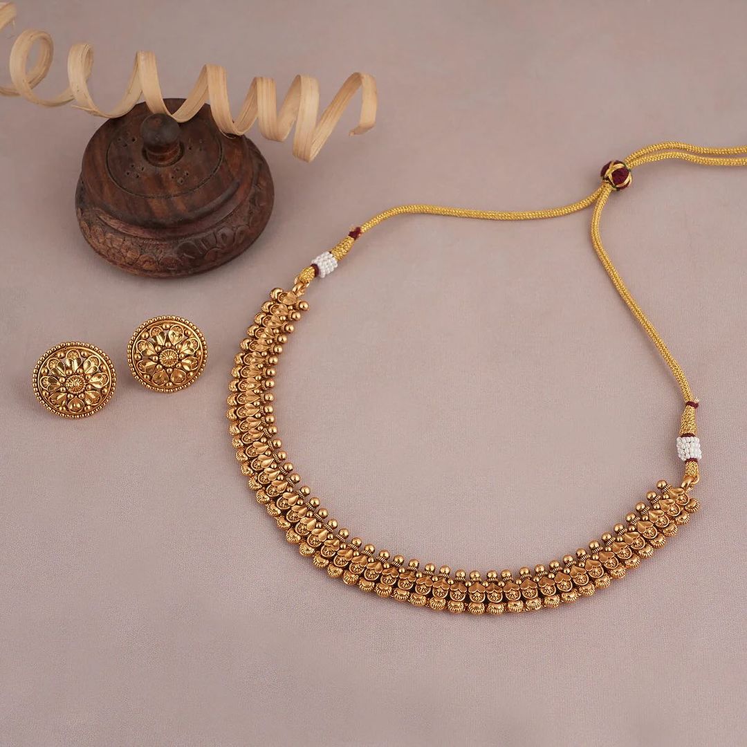 Antique Gold Look Alike Necklace From 'Smars Jewellery'