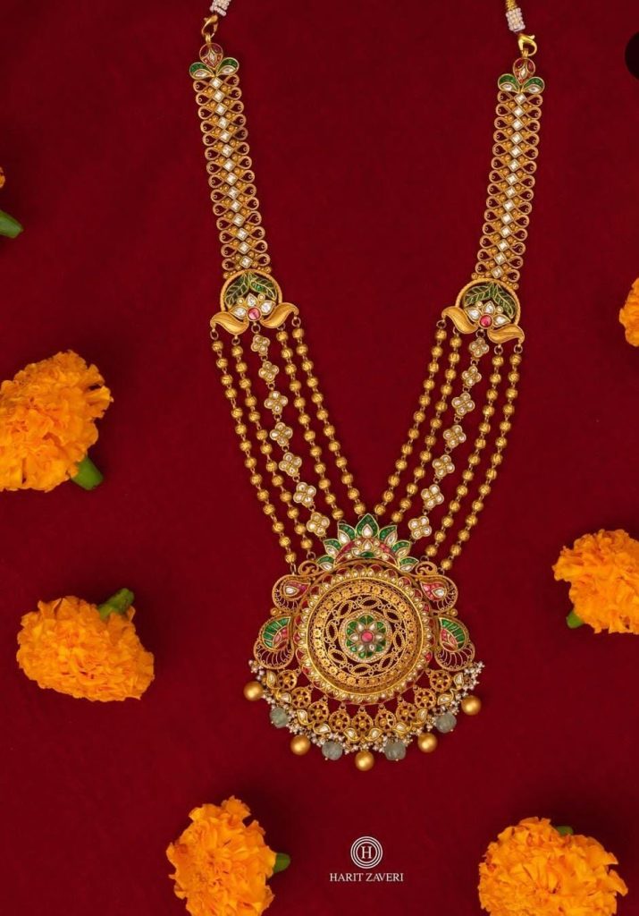 Antique Gold Necklace From 'Haritzaveri Jewellers'