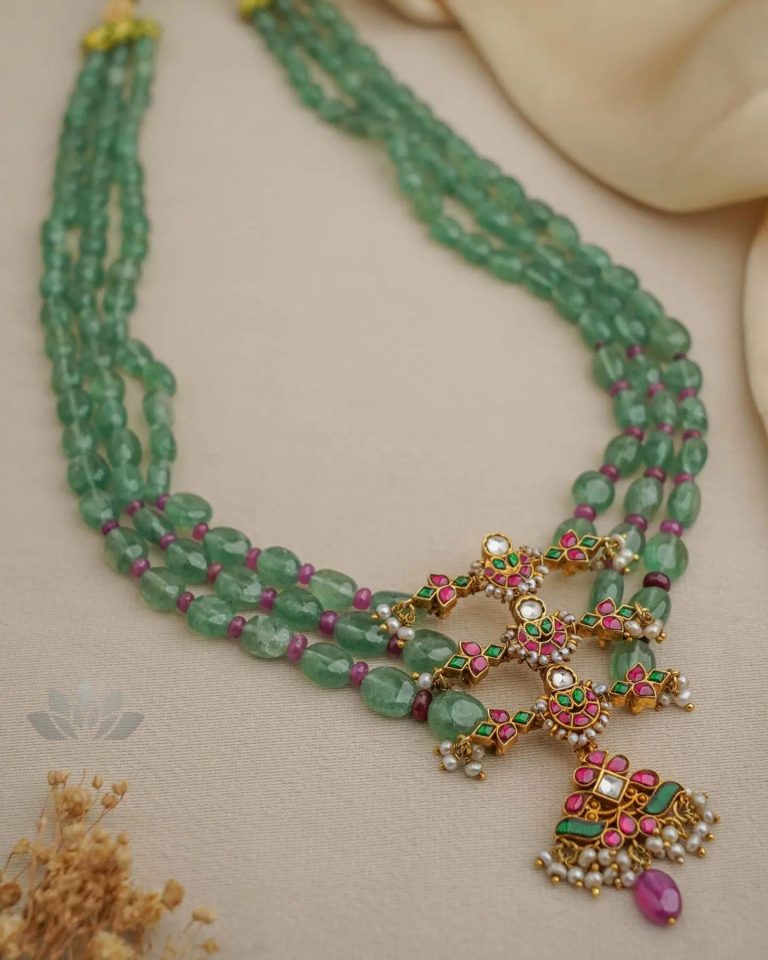 Beautiful Crafted Beads Necklace Collection From 'Prade Jewels'