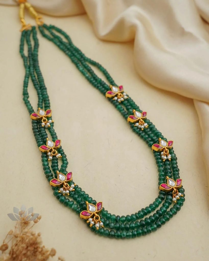 Beautiful Crafted Beads Necklace Collection From 'Prade Jewels'