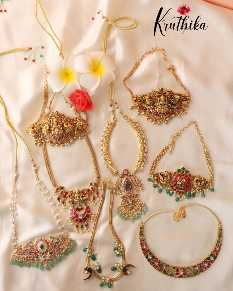 Beautiful Jadau Choker Collection From 'Kruthika Jewellery'