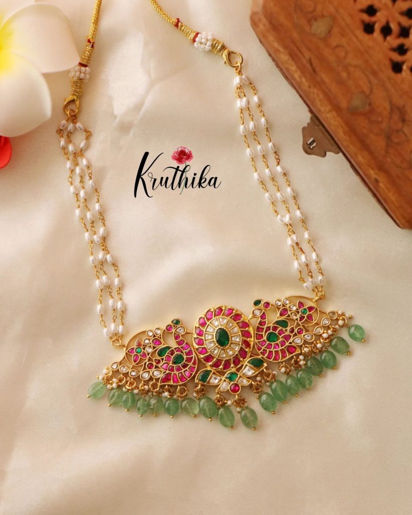 Beautiful Jadau Choker Collection From 'Kruthika Jewellery'