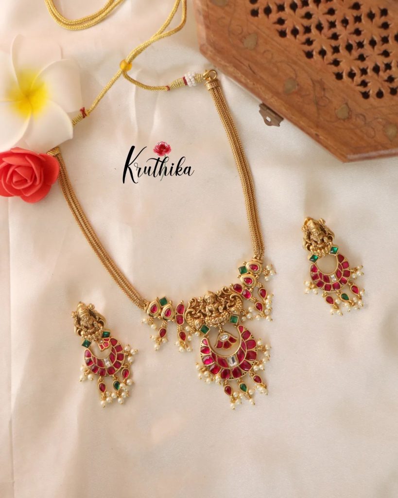 Beautiful Jadau Choker Collection From 'Kruthika Jewellery'