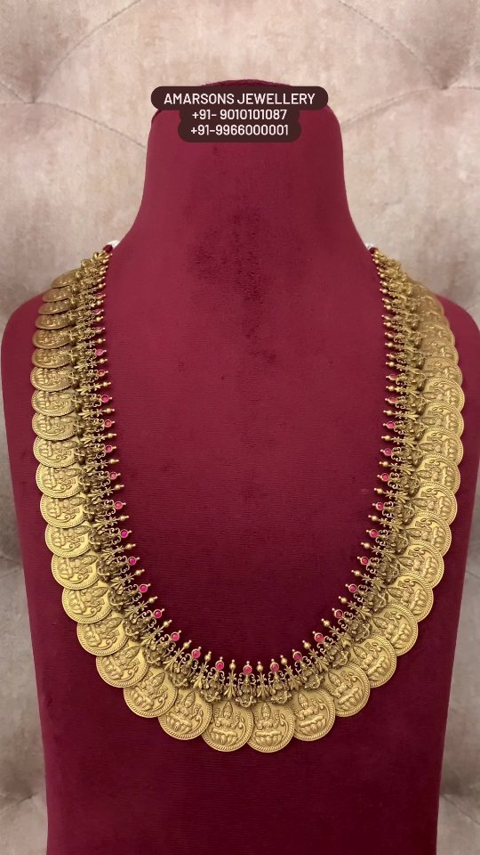 Gold Nakshi Temple Haram From 'Amarsons JEwellery'