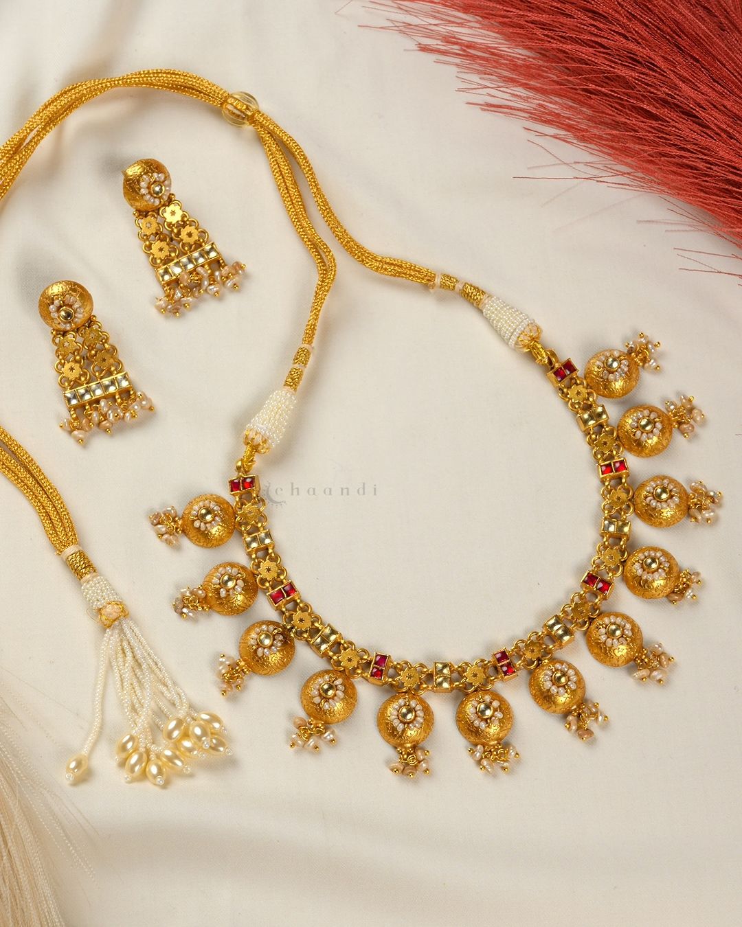 Gold Plated Divine Elegance Neck Sets From 'Chaandi Shop'