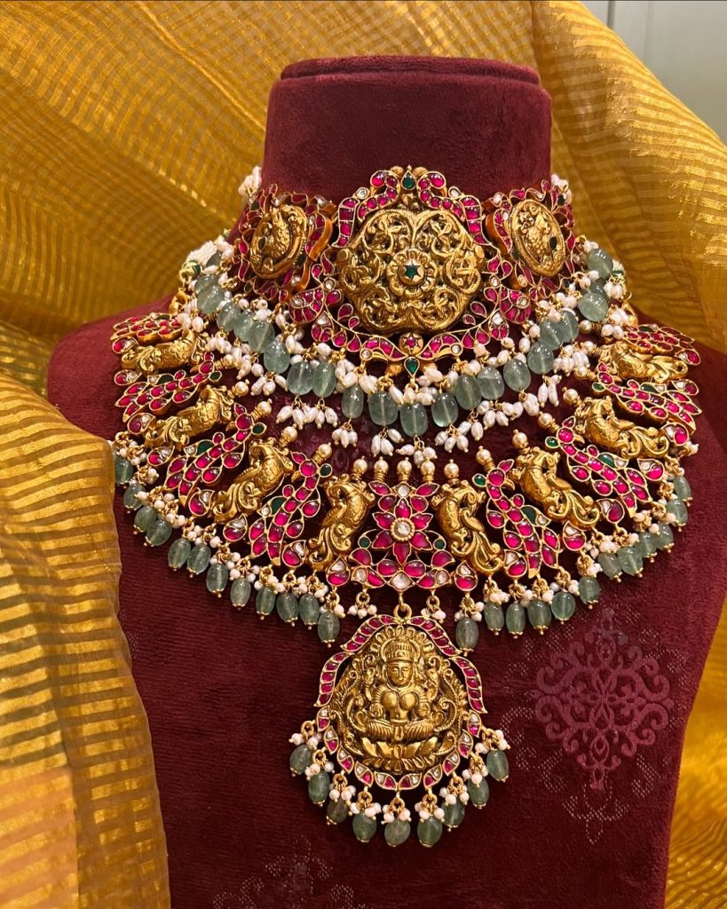 Gold Plated Jadau Kundan Necklace From 'Rajatamaya'