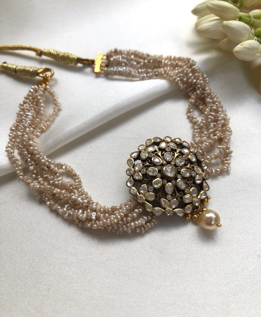 Gold Plated Pearl Necklace Collection From 'House of Taamara'