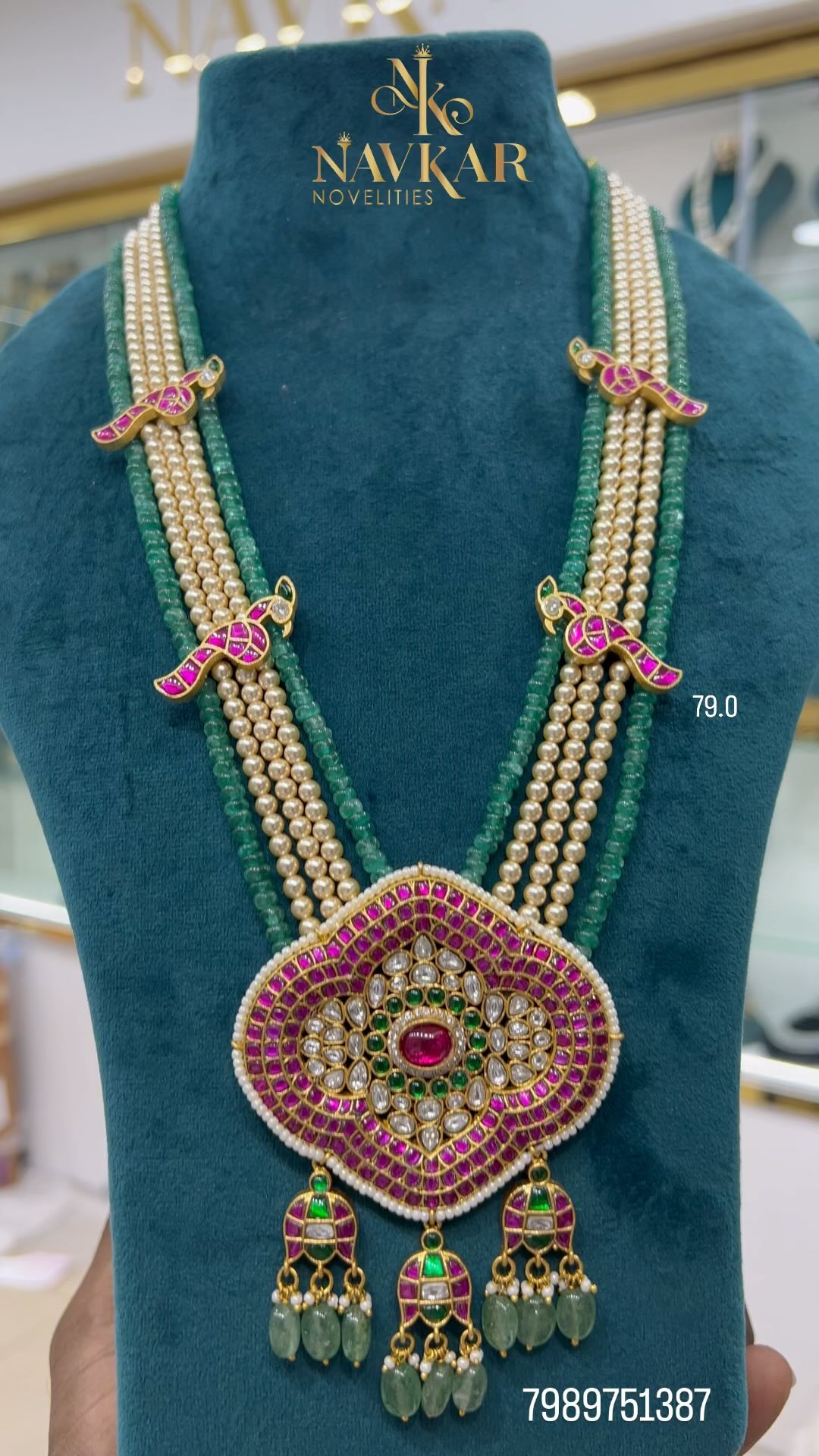 Imitation Beaded Haram From 'Navkar Boutique'