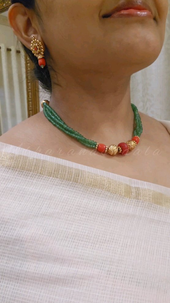 Imitation Beaded Necklace From 'Abharanashaala'