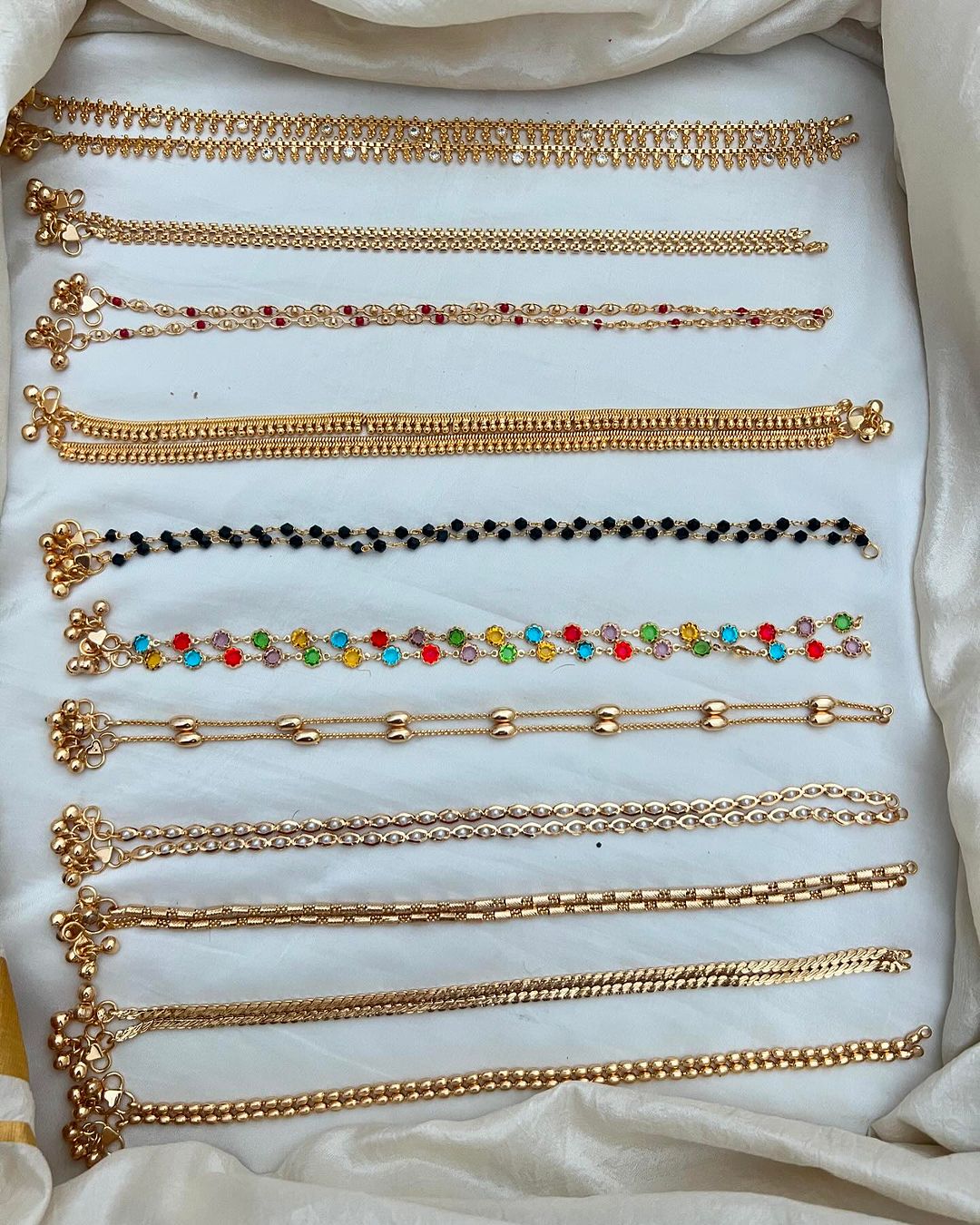 Imitation Unique Gold look Alike Anklets From 'Vriksham'