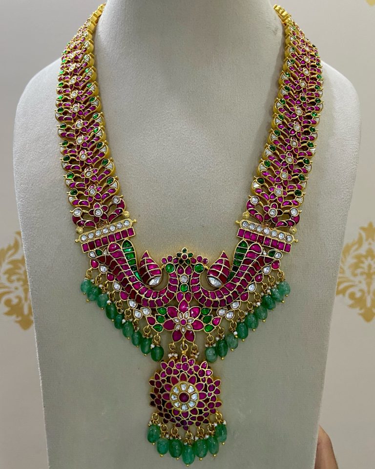 Kundan Jadau Long Necklace From 'Shri Kanak Jewellers'