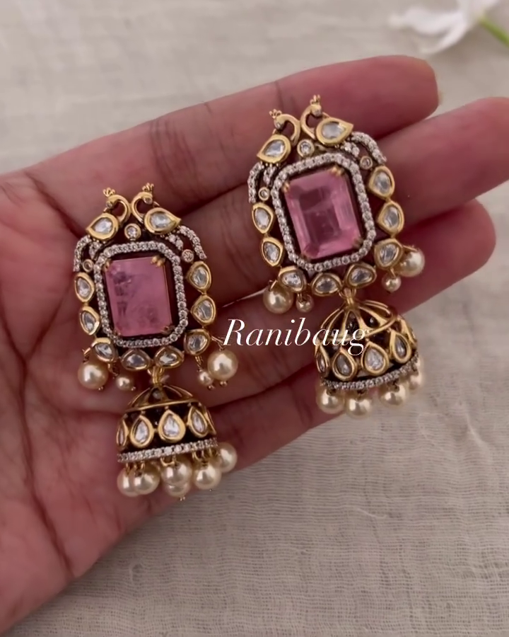 Polki Victorian Jhumkas Collection From 'Ranibaug'