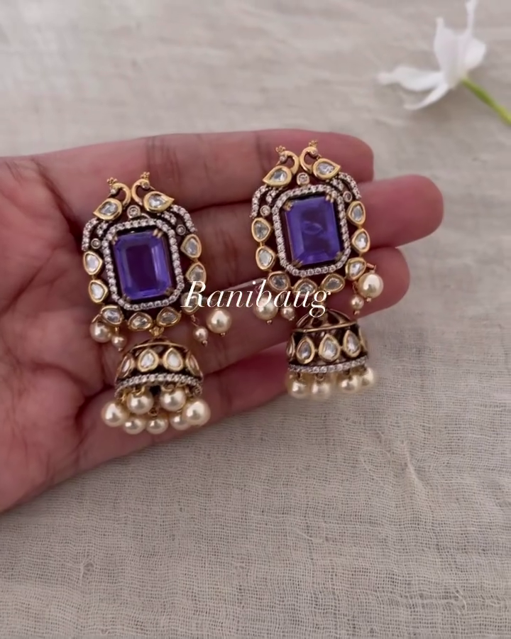 Polki Victorian Jhumkas Collection From 'Ranibaug'