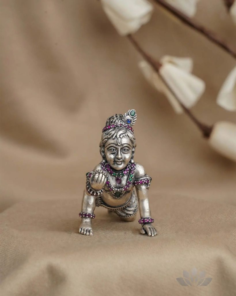 Traditional 925 Silver Gods Idols From 'Prade Jewels'