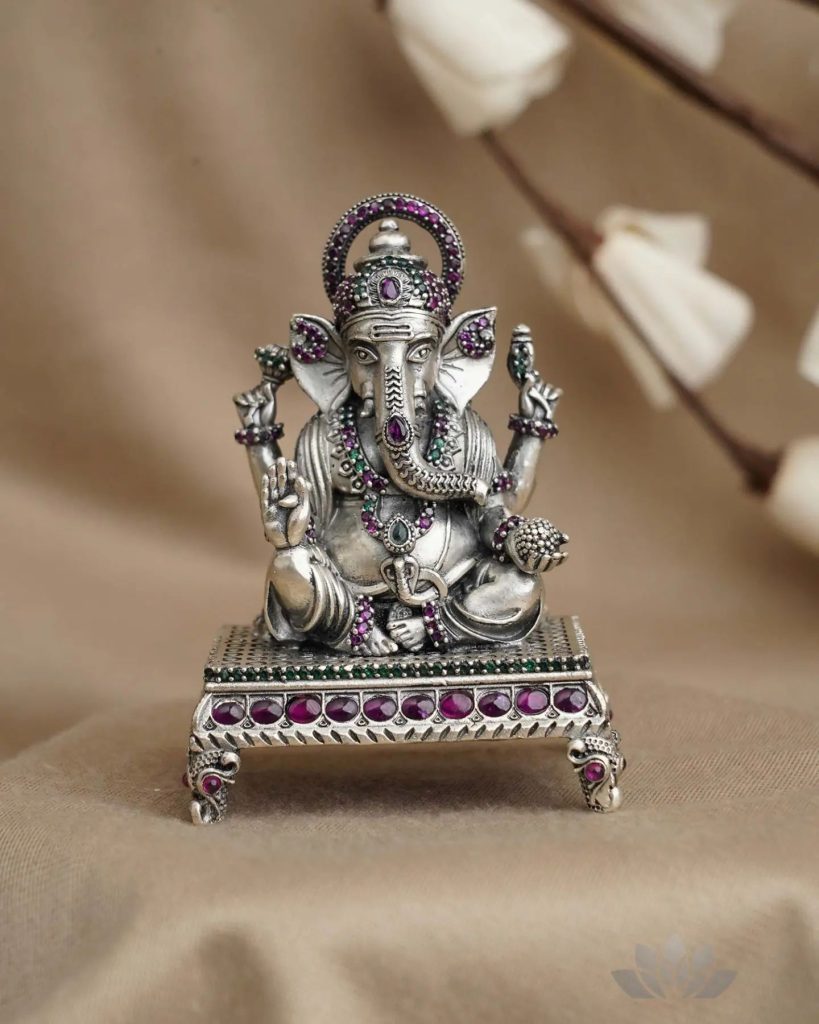 Traditional 925 Silver Gods Idols From 'Prade Jewels'