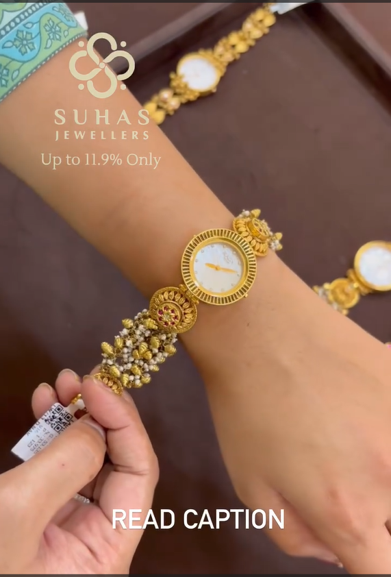 Traditional And Festival Wear Gold Watches From 'Slsj Khammam'