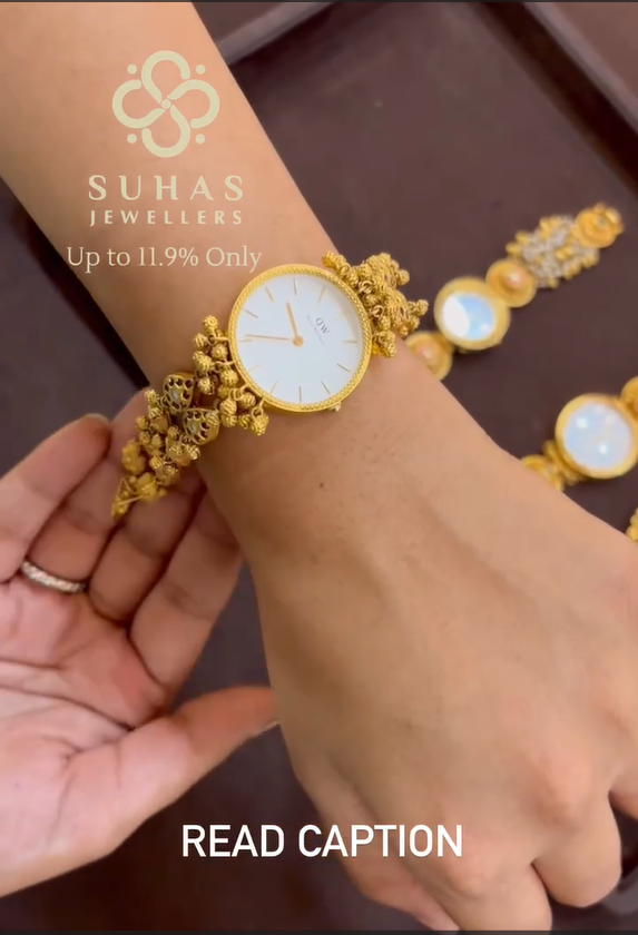 Traditional And Festival Wear Gold Watches From 'Slsj Khammam'