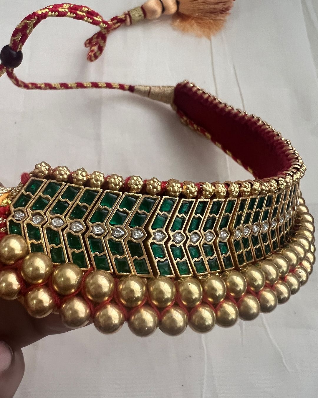 Antique Tussi Gold Plated Choker From 'House of Taamara'