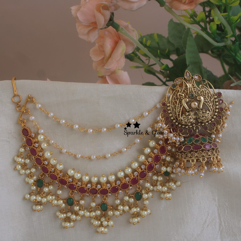 Beautiful Jhumukas and Earchains Collections From 'Sparkles By Archana'