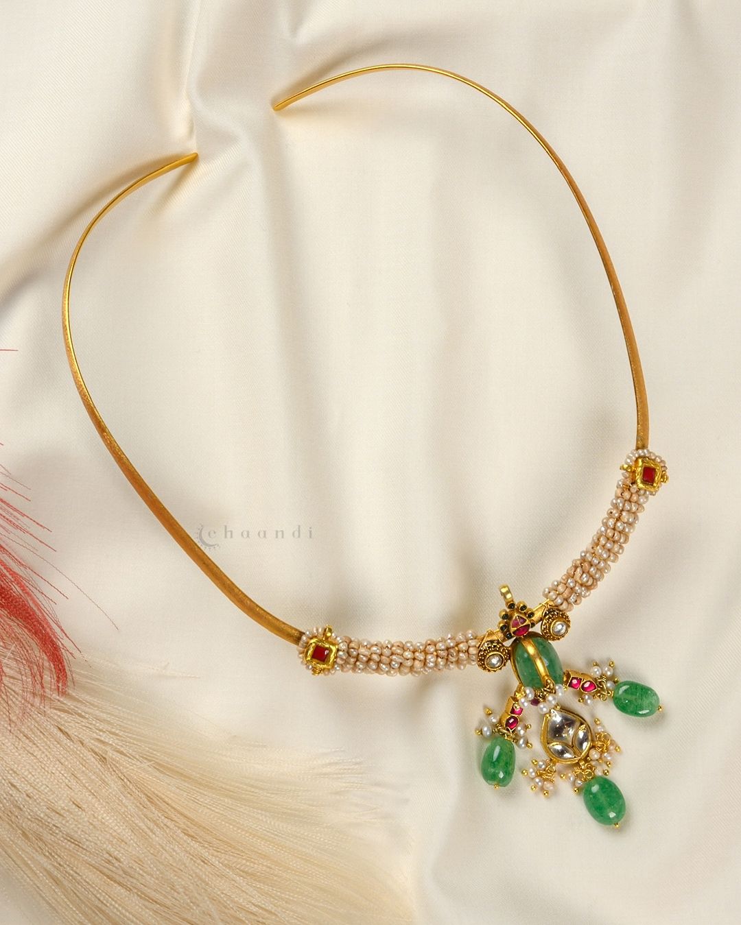 Gold Plated Halsi Necklace Collection From 'Chaandi Shop'