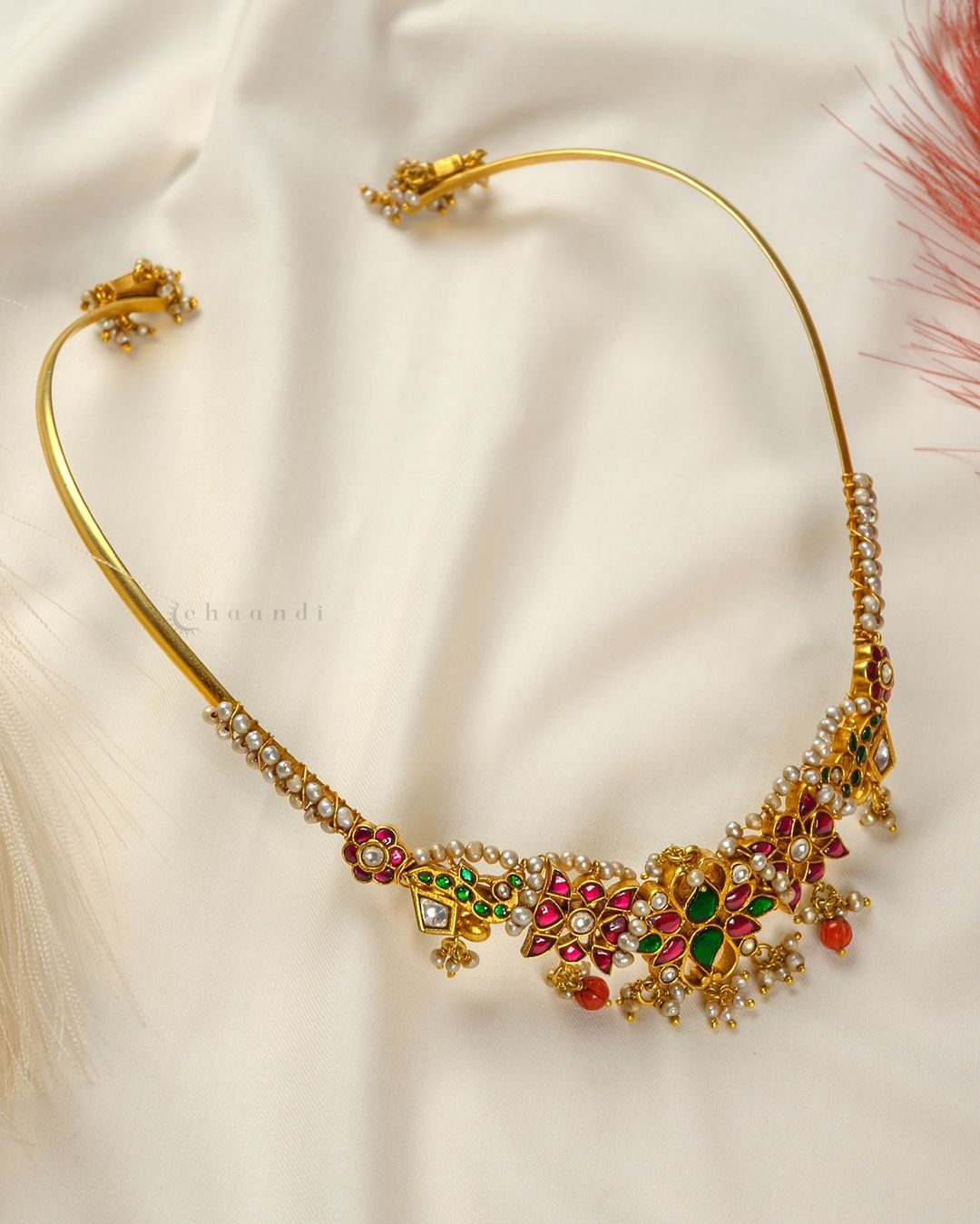 Gold Plated Halsi Necklace Collection From 'Chaandi Shop'