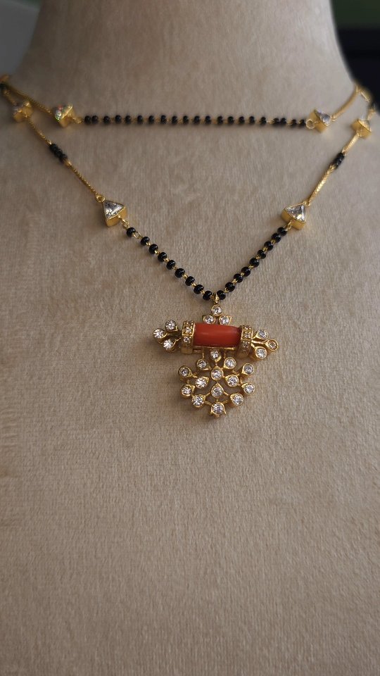 Imitation Black Beads Mangalsutra From 'Ana Regalia'