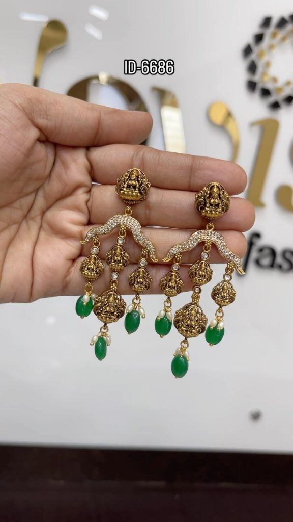 Imitation Nakshi Earrings From 'Navishka's Fashion Jewelry'