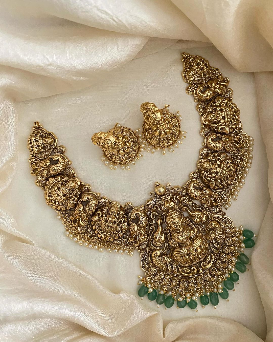 Imitation Temple Jewellery Bridal Necklace From 'Vriskham'