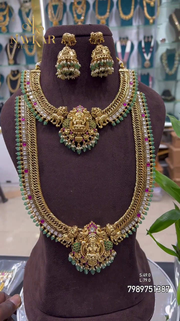 Traditional Nakshi Jewellery Set From 'Navkar Boutique'