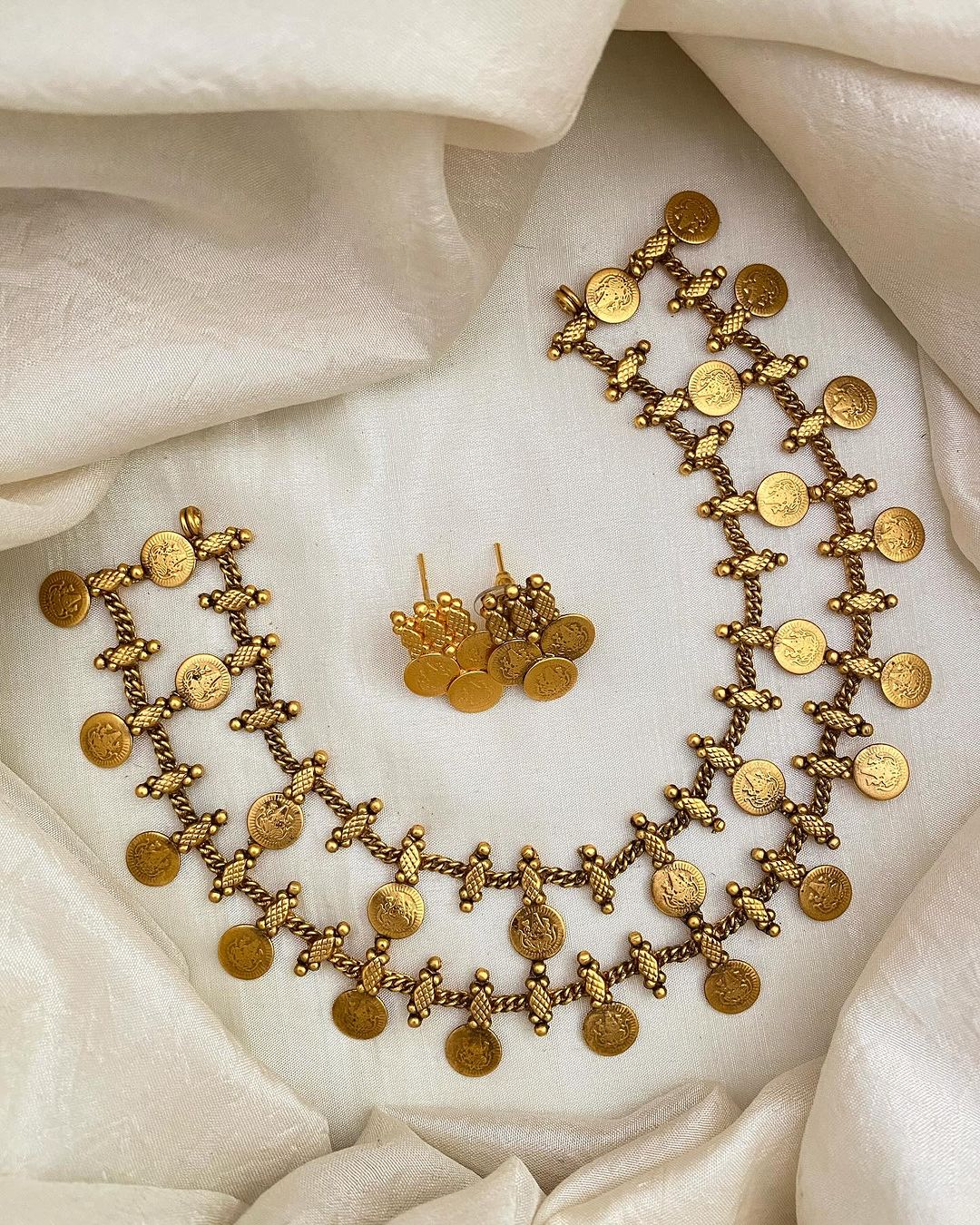 Gold Look Like Kerala Style Necklace Sets From 'Vriksham'