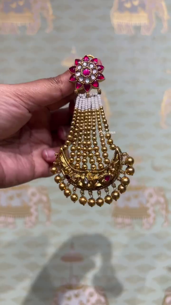 Gold Plated Silver Earrings Collection From 'Rajatamaya'