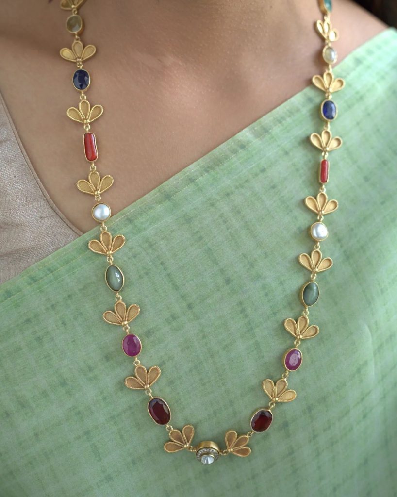 Gold Plated Silver Neckset Collections From 'Prade Jewels'