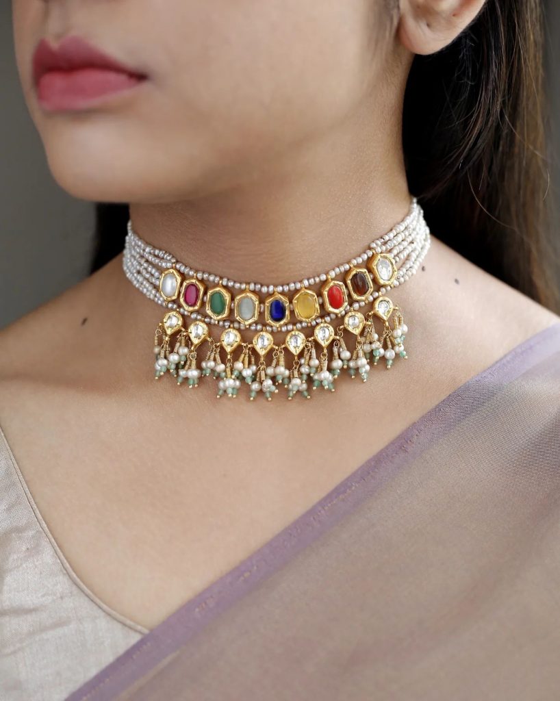 Gold Plated Silver Neckset Collections From 'Prade Jewels'