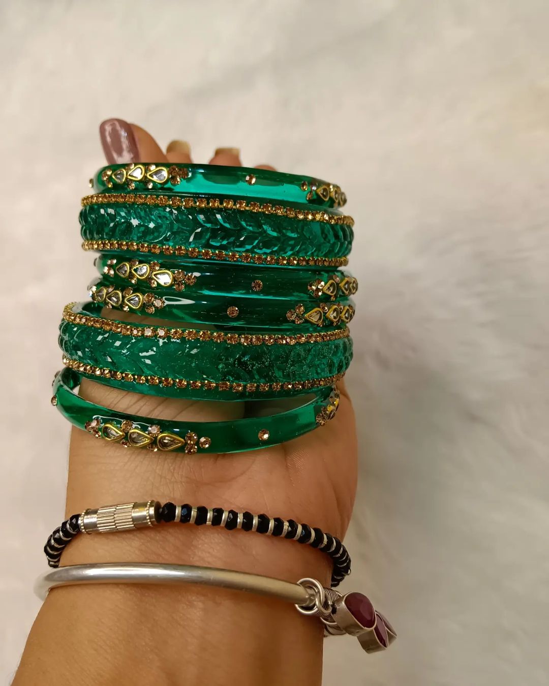 Imitation Glass Bangles From 'Rajasthaniposhk'