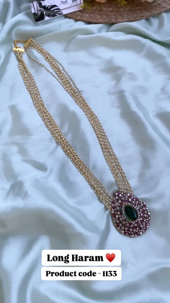 Imitation Long Pearl Necklace From 'Daivik'