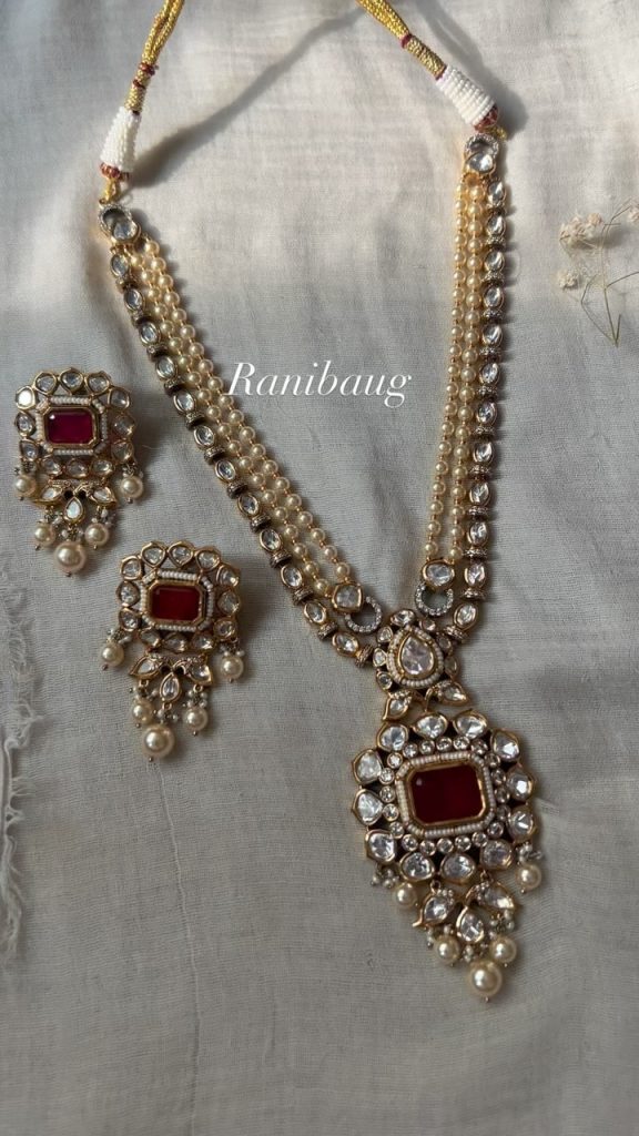 Kundan Stones Imitation Necklace From 'Ranibaug'