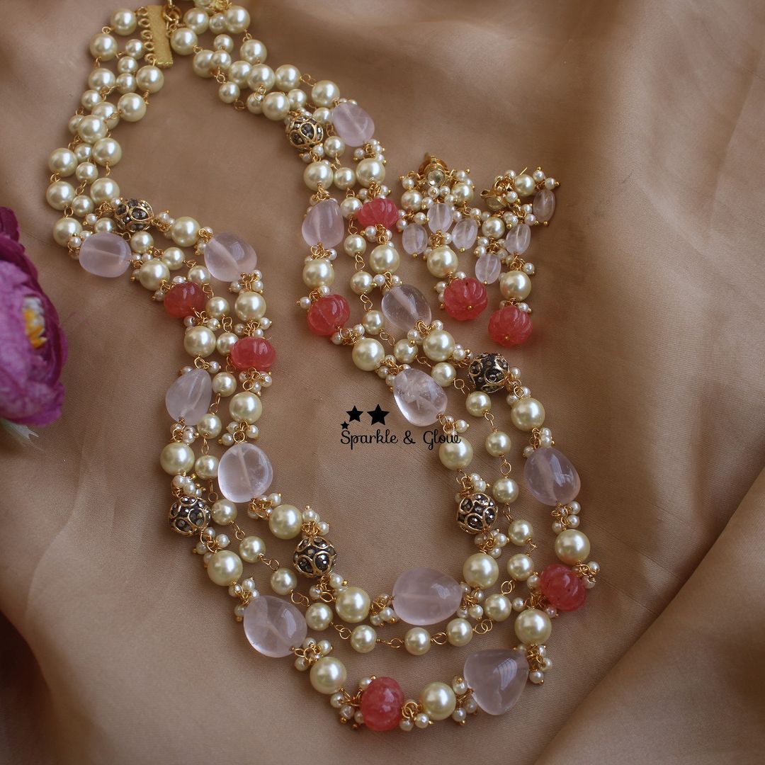 Pearl And Beaded Chain From 'Sparkles By Archana' 