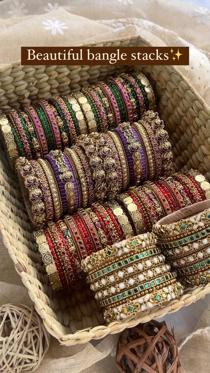 Multicolor Kundan Bangles From ‘Aadhira’