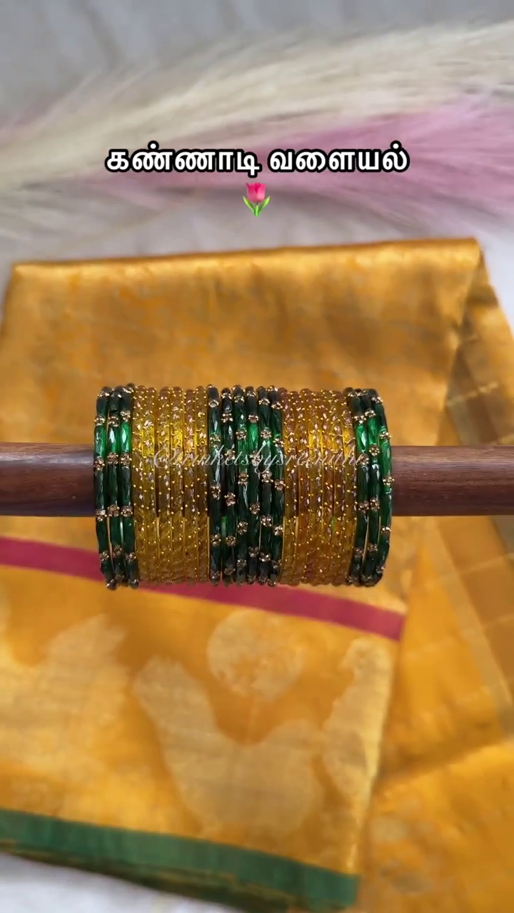 Glass Bangles Styling Ideas From 'Trinkets By Sreenithi'