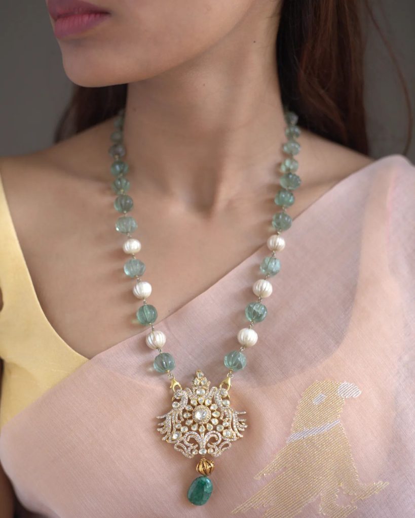 Gold Plated Beads Necklace Collection From 'Prade Jewels'