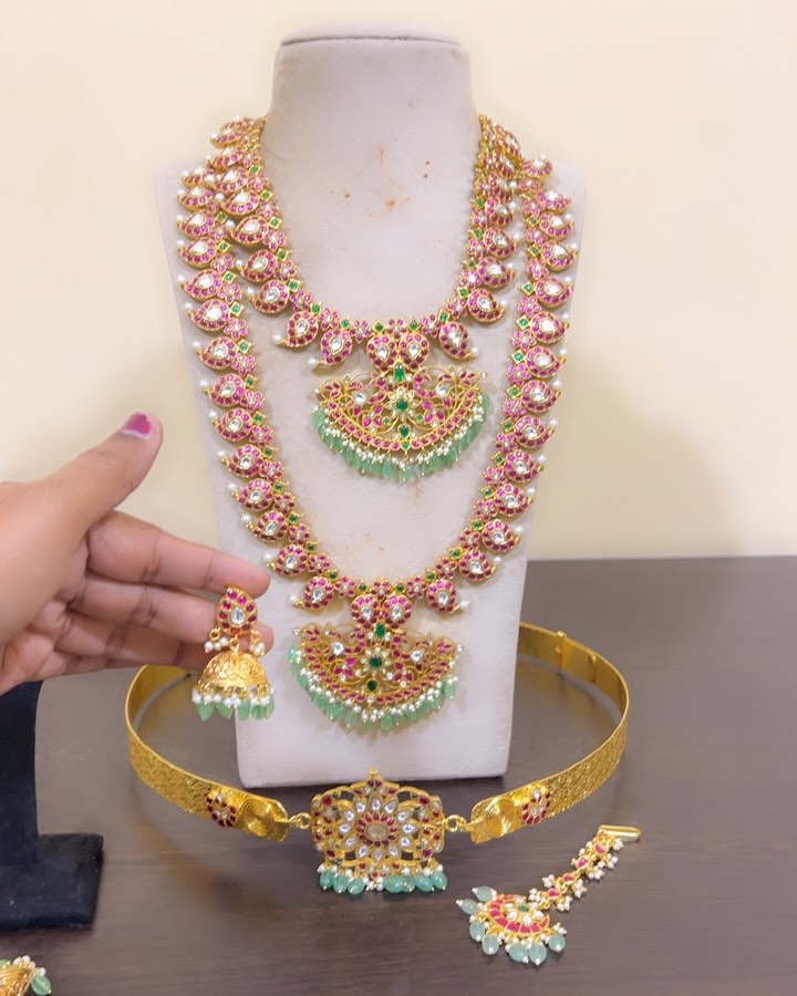 Gold Plated Bridal Jewellery Sets From 'Spurthi Jewels'