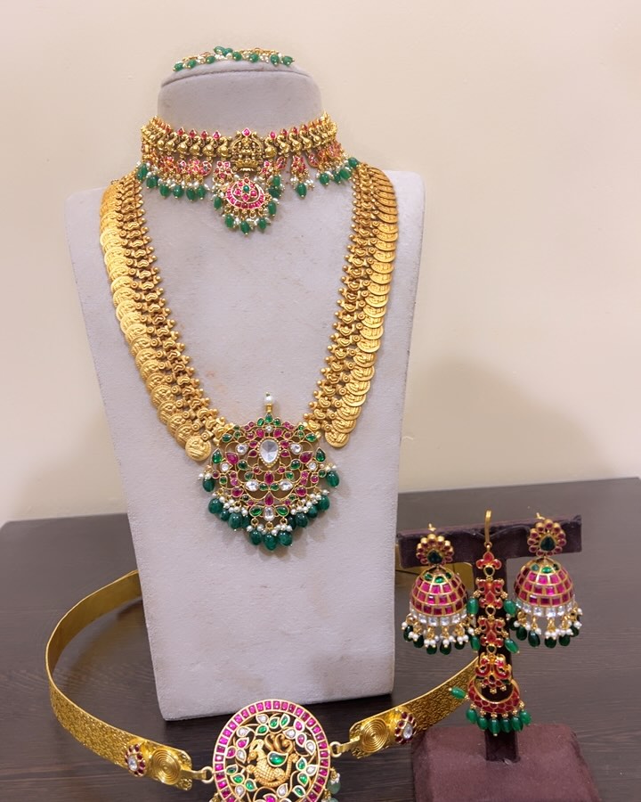 Gold Plated Bridal Jewellery Sets From 'Spurthi Jewels'