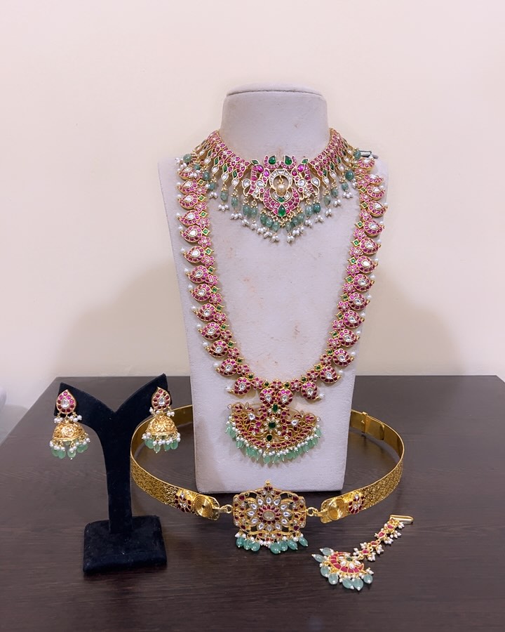 Gold Plated Bridal Jewellery Sets From 'Spurthi Jewels'