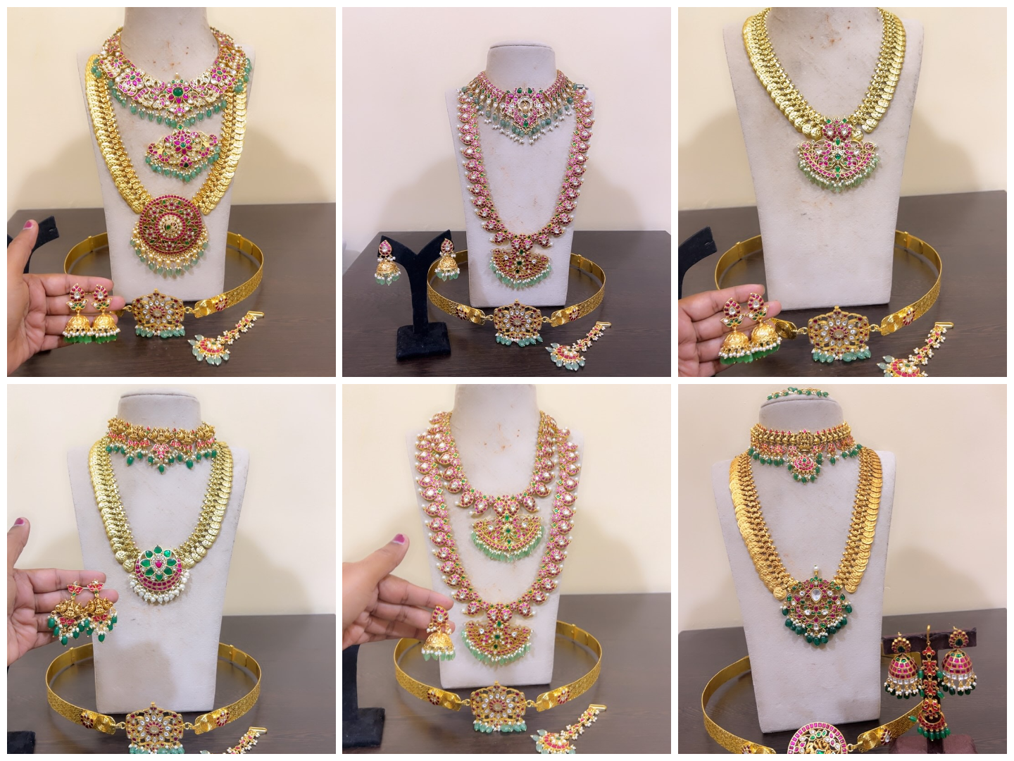 Gold Plated Bridal Jewellery Sets From 'Spruthi Jewels'