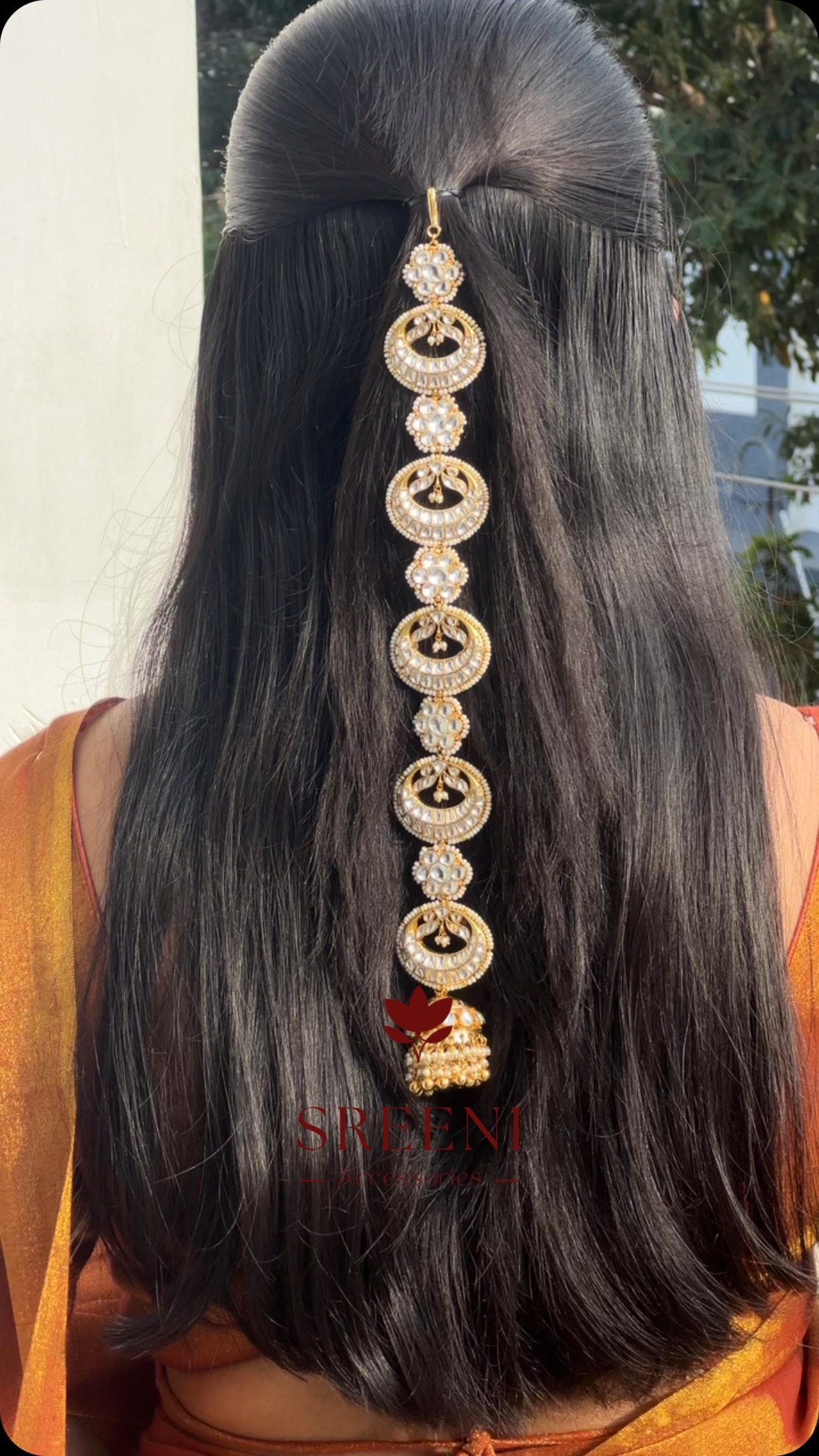 Imitation Kundan Stones Hair Accessories From 'Sreeni Accessories' 