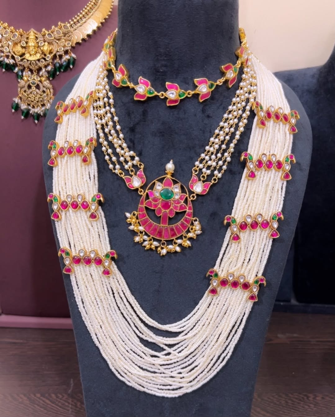 Jadau Kundan Bridal Collections Gold Plated Jewellery Sets From 'Spurthi Jewels'