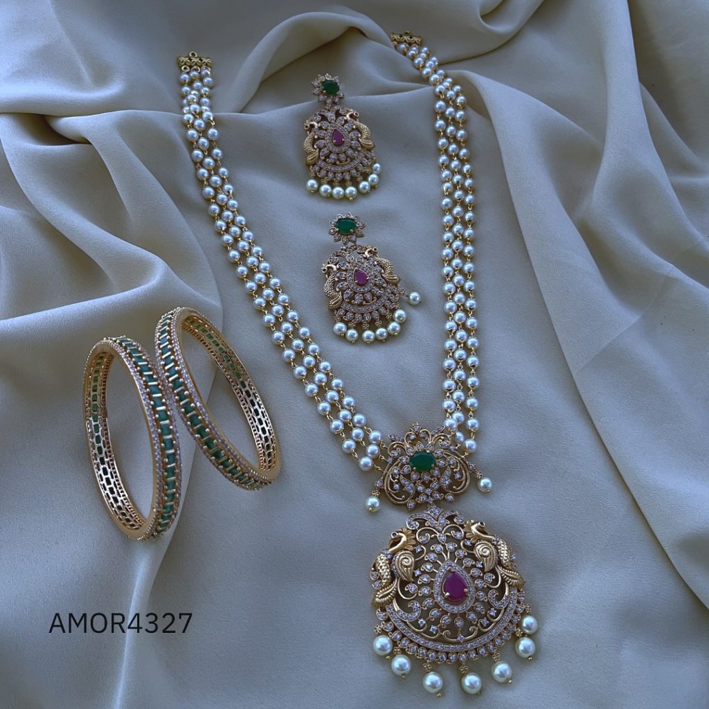 Pearl Long Necklace Collection From 'Amora Arts and Jewels'